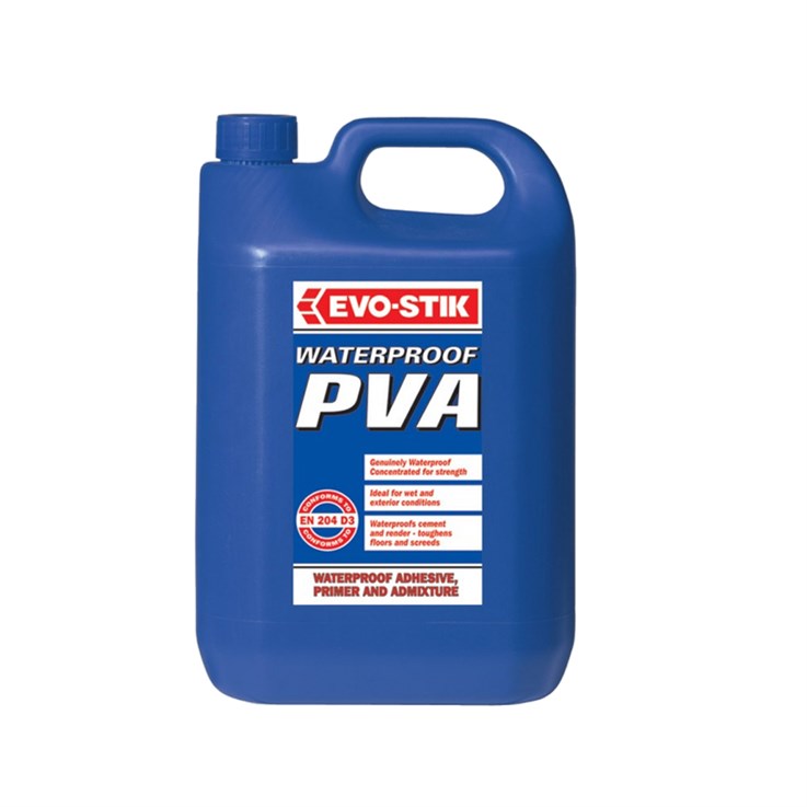 Evo-Stik Evo-Bond Waterproof Pva (Jerry)  5Ltr